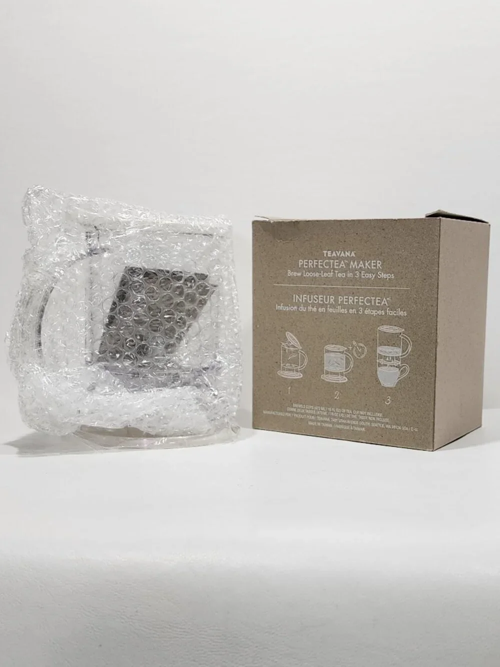 Teavana Perfect Teamaker 16fl oz Pearl White - Loose Leaf Tea Maker: NIB